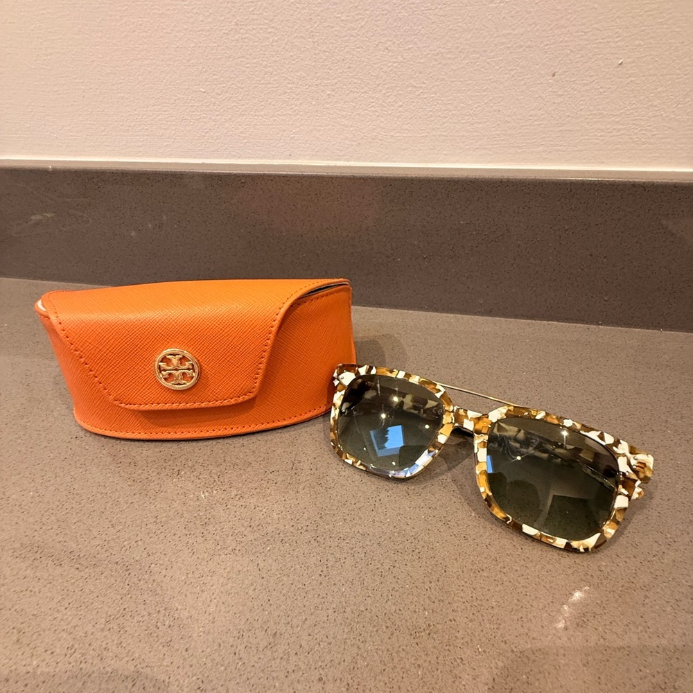 Tory Burch Tortoise Shell Sunglasses